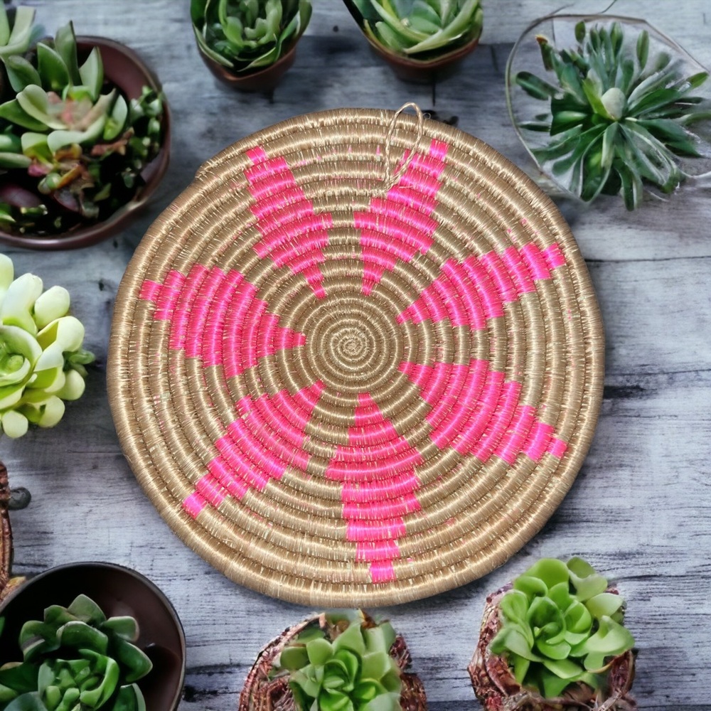 Hand made African trivet from Uganda
